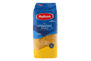 Вироби макаронні з твердих сортів пшениці Orzo Melissa м/у 500г