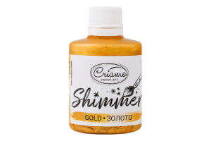 Краситель пищевой золото Shimmer Criamo п/бут 30г