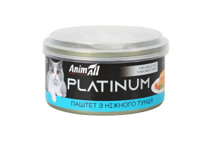 Корм д/котів Platinum Ніжний паштет з тунця 70г ж/б AnimAll