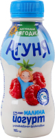 Йогурт 2.7% для детей от 8мес с наполнителем фруктовым Малина Агуня п/бут 185г