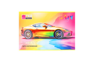 Зошит д/малювання покриття моркрий шовк на скобі 24аркуші Тетрада