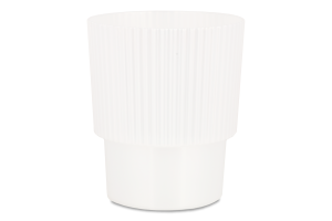 Горщик д/орхідей Стелла біла перлина з дренажем 13*15см Алеана