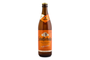 Пиво 0.5л 5% пшеничне нефільтроване Hefeweizen Schofferhofer пл