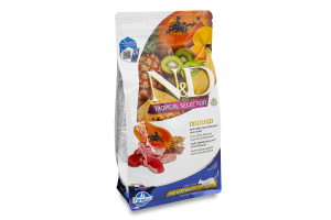 Корм д/стерилізованих котів N&D Tropical Selection низькозерновий з ягням сухий 1,5кг Farmina