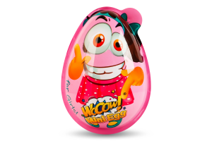 Яйце пластикове для дівчинки з цукерками та сюрпризом Mini egg Wooow п/у 30г в асорт