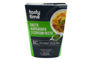 Паста Карбонара с соусом Песто Tasty Time к/у 220г