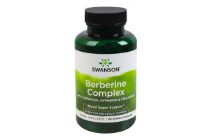 Добавка дієтична капсули вегетаріанські Berberine B Complex Swanson 90шт
