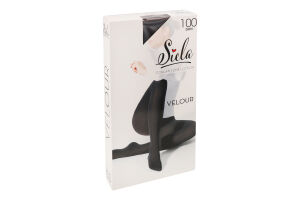 Колготки женские Siela Velour 100den 4 nero
