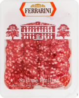 Колбаса нарезка Салями Эмилия Ferrarini лоток 90г