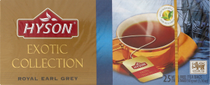 Чай черный Королевский Эрл Грей Exotic collection Hyson к/у 25х2г