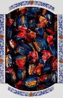 Конфеты глазированные кондитерской глазурью Курага с грецким орехом Amanti кг