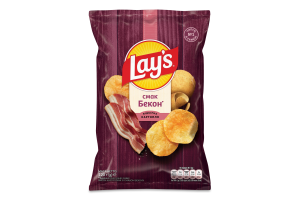 Чипси картопляні Бекон Lay's м/у 120г