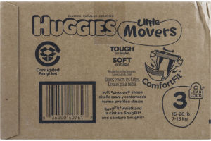 Huggies Little Movers Diapers Size 3 - 174 CT