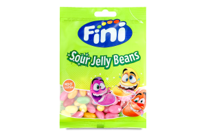 Драже желейні кислі Sour jelly beans Fini м/у 75г
