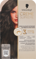 Крем-фарба для волосся Creme supreme №5-1 Schwarzkopf 1шт
