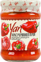 Икра с красного перца стерилизованная Yan с/б 250г