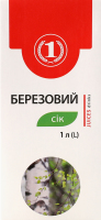 Сiк березовий з цукром 1л т/брік ТМ "1"
