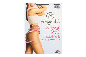 Колготки жіночі Elegante Support Modelling&Compression 20den 3 nero