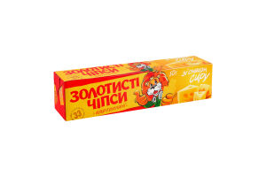 Чипсы картофельные со вкусом сыра Золотисті к/у 50г