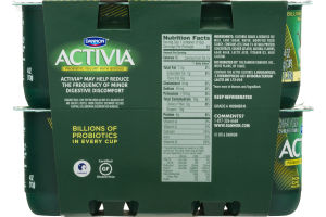 Dannon Activia Lowfat Yogurt Vanilla - 12 PK