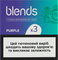 Виріб тютюновмісний для електричного нагрівання з фільтром Blends Purple 60шт