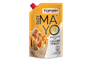 Соус майонезный с нежной горчицей Tasty Mayo Торчин д/п 190г