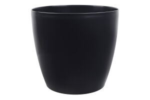 Горщик д/квітів Матільда темно-сірий круглий 20*18см Алеана