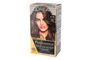 Фарба для волосся Preference №4.15 L'Oreal Paris 1шт