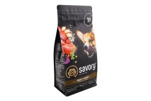 Корм д/стерилізованих собак з індичкою сухий 1кг Сейворі