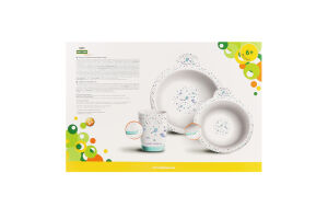 Набір д/годування Тарілка+Миска+Чашка Baby Team