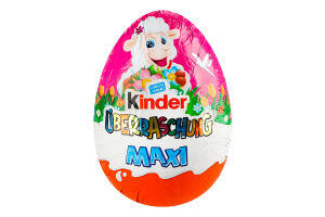 Яйце шоколадне Kinder з сюрпризом рожеве