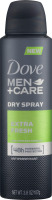 Dove Men+Care Dry Spray Antiperspirant Extra Fresh