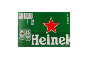 Пиво 330мл 5% светлое фильтрованное пастеризованное Original Heineken бут