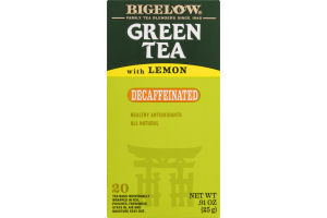 Bigelow Green Tea Decaffeinated With Lemon - 20 CT