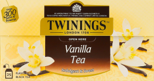 Чай чорний з ароматом ванілі Twinings к/у 25х2г