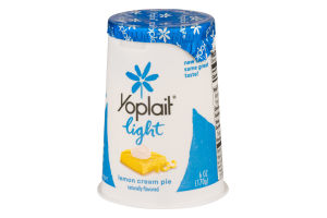 Yoplait Light Fat Free Yogurt Lemon Cream Pie