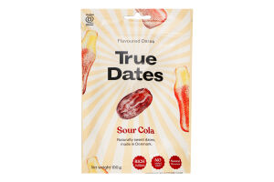 Фініки True Dates Sour Cola сушені зі смаком коли