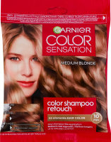 Крем-краска для волос без аммиака Color sensation Color shampoo retouch 7.0 Garnier 1шт