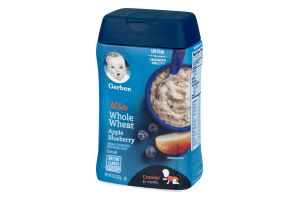 Gerber Lil' Bits Whole Wheat Cereal Apple Blueberry Crawler