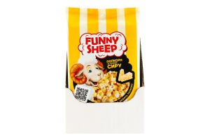 Попкорн соленый с ароматом сыра для микроволновой печи Funny Sheep м/у 90г