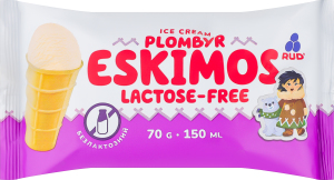 Морозиво пломбір безлактозний Eskimos Rud м/у 70г