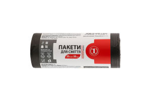 Пакеты для мусора 35л ТМ "1" 30шт