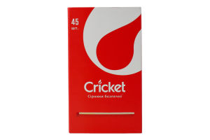 Спички безопасные Cricket 45шт