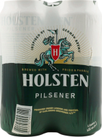 Пиво 4х480мл 4.7% світле пастеризоване Pilsener Holsten з/б