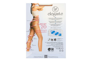 Колготки жіночі Elegante Support Modelling&Compression 20den 5 natural