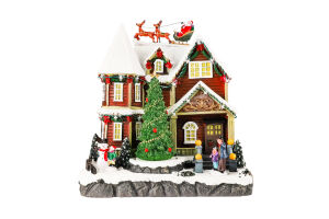 Прикраса декоративна LED Засніжений будинок 884776