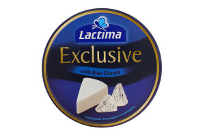 Сир плавлений 40% Blue Cheese Exclusive Lactima к/у 8х17.5г