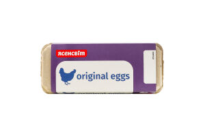 Яйца куриные столовые L C0 Original eggs Ясенсвіт к/у 10шт