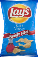 Lay's Salt & Vinegar Potato Chips Family Size