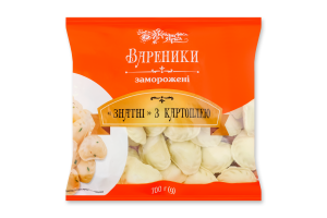 Вареники ТМ Українська Зірка 700 г з картоплею